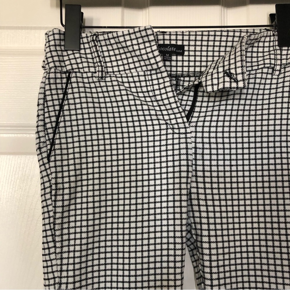 Chocolate USA Black and White Pants